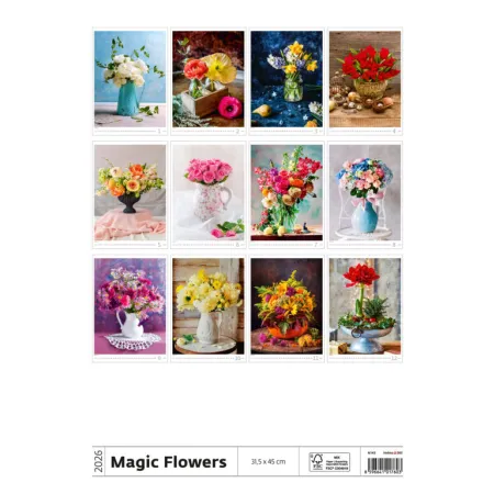 Kalendář Magic Flowers (N145-26)