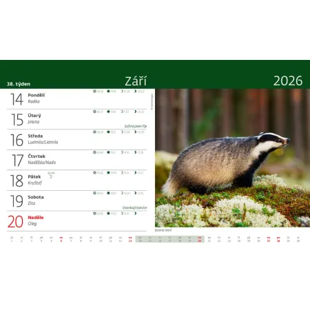 Kalendář Myslivecký kalendář (S21-26)