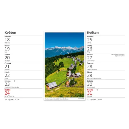 Kalendář Na horách – 14denní (S29-26)