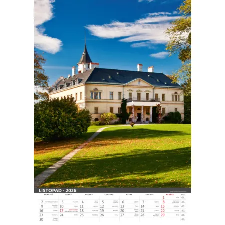 Kalendář Naše hrady a zámky (N104-26)