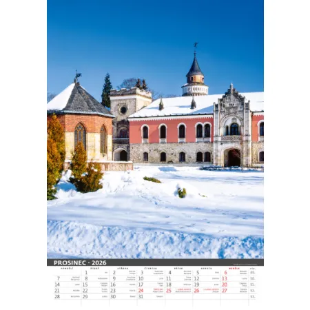Kalendář Naše hrady a zámky (N104-26)