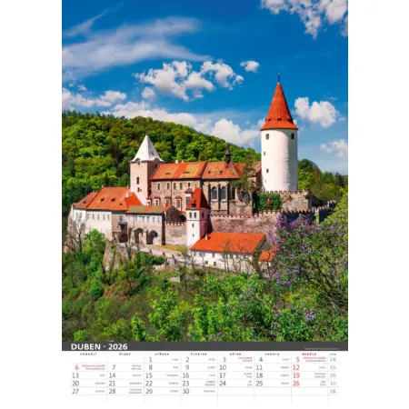 Kalendář Naše hrady a zámky (N104-26)