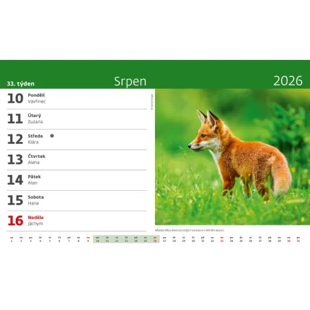Kalendář Naše příroda (S22-26)