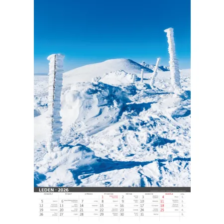 Kalendář Nejkrásnější místa České republiky (N111-26)