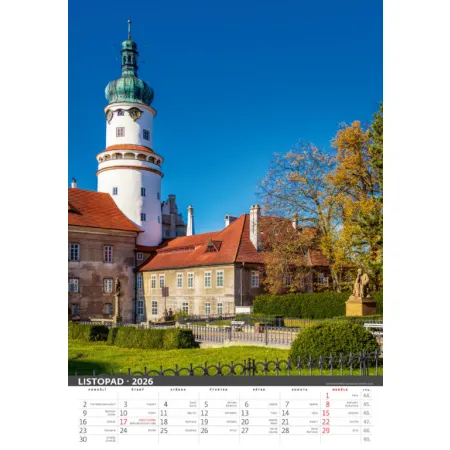 Kalendář Nejkrásnější místa České republiky (N111-26)