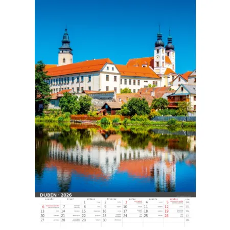 Kalendář Nejkrásnější místa České republiky (N111-26)