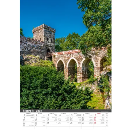 Kalendář Nejkrásnější místa České republiky (N111-26)