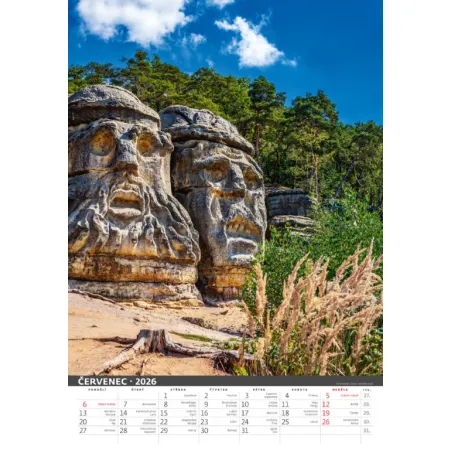 Kalendář Nejkrásnější místa České republiky (N111-26)