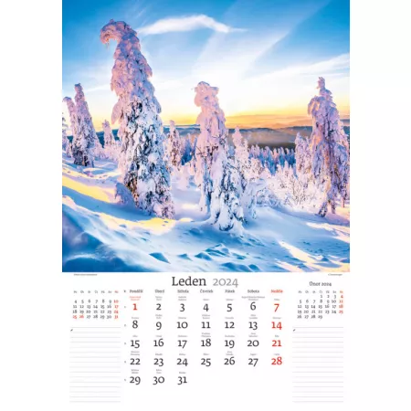 Kalendář Nejkrásnější místa ČR (N111-24)