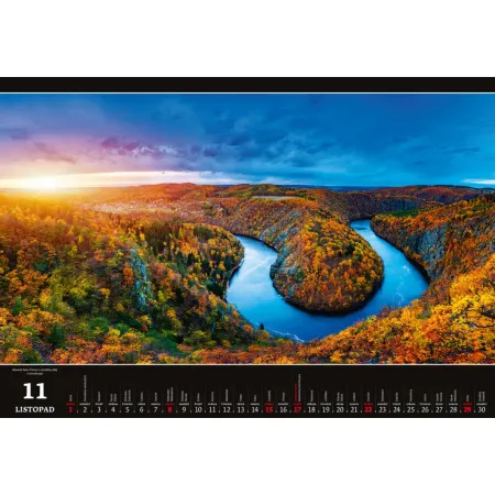 Kalendář Panorama – Česká republika (N262-26)