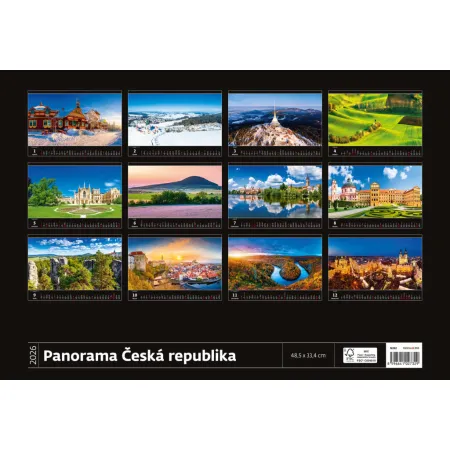 Kalendář Panorama – Česká republika (N262-26)