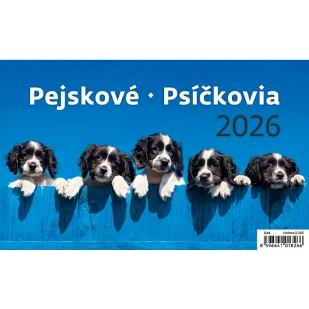 Kalendář Pejskové (S34-26)