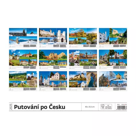 Kalendář Putování po Česku (N108-25)