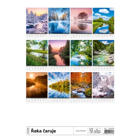 Kalendář Řeka čaruje (N114-26)