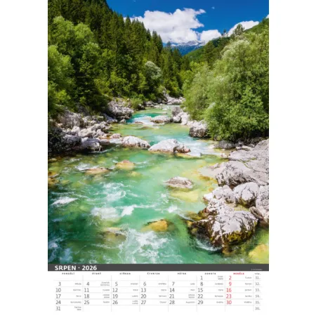 Kalendář Řeka čaruje (N114-26)