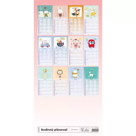 Kalendář Rodinný plánovač (N201-24)