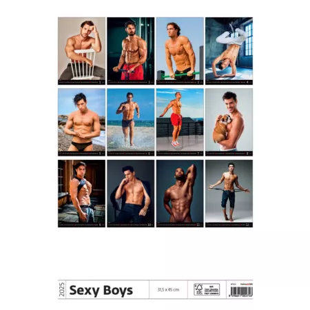 Kalendář Sexy Boys (N160-25)