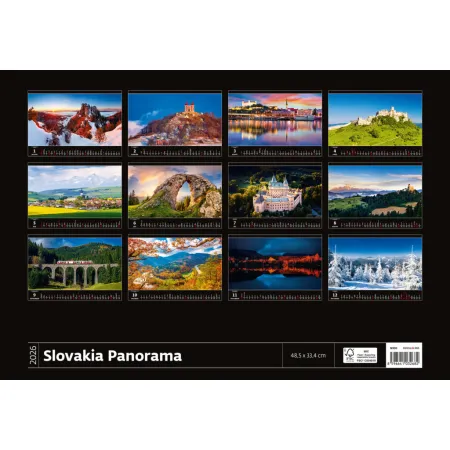 Kalendář Slovakia Panorama (N300-26)