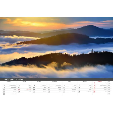 Kalendář Šumava (N115-26)