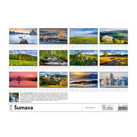 Kalendář Šumava (N115-26)
