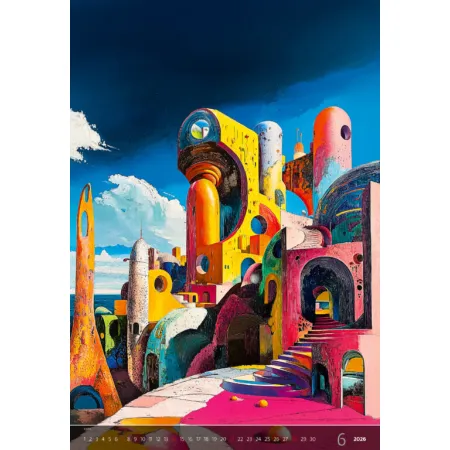 Kalendář Surreal New Worlds (N264-26)