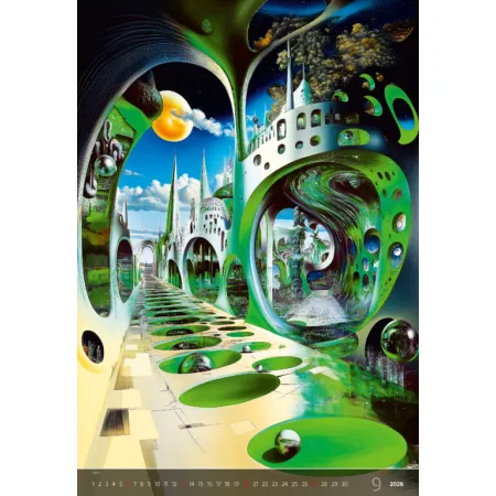 Kalendář Surreal New Worlds (N264-26)