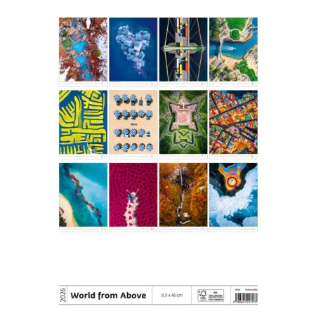 Kalendář World from Above (N139-26)