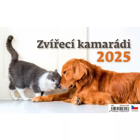 Kalendář Zvířecí kamarádi – 14denní (S34-25)