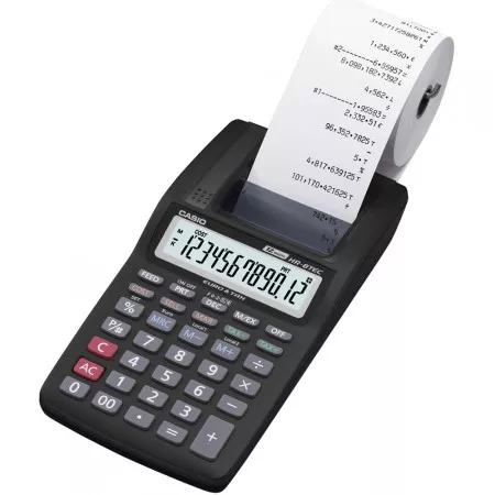 Kalkulačka Casio černá s tiskem HR 8 TEC