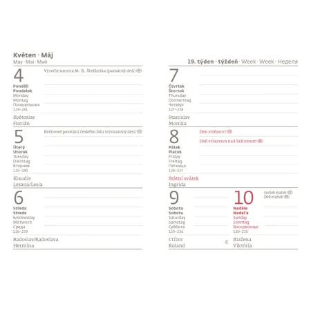 Kapesní diář A7 Vario Lyra Eclipse (DV427-35-26)