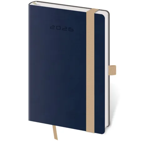 Kapesní diář Flexies tmavě modrý s poutkem (DF436-11-26)