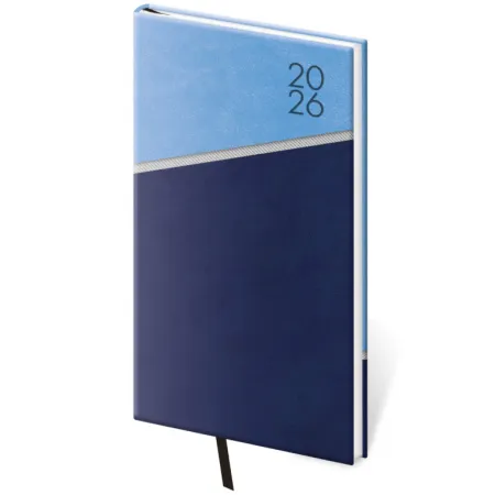 Kapesní diář Line modrý (DL426-1-26)