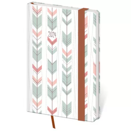 Kapesní diář Lyra design 1-5 s gumičkou (DLY436-2-24)