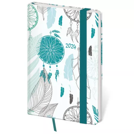 Kapesní diář Lyra design 1-5 s gumičkou (DLY436-2-24)