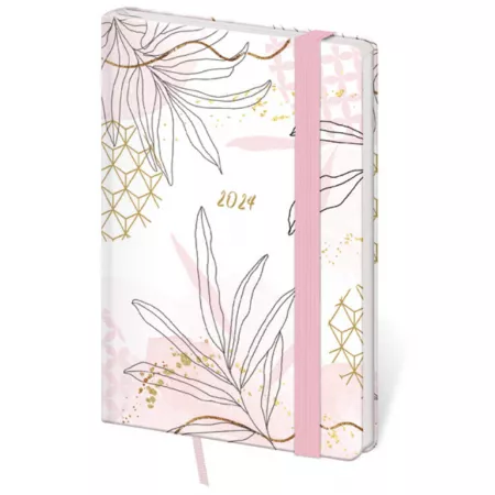 Kapesní diář Lyra design 1-5 s gumičkou (DLY436-2-24)