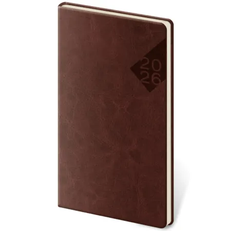 Kapesní diář Nebrasca angl. červený (DN426-5-26)