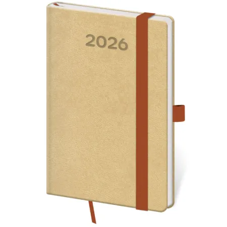 Kapesní diář Print Pop cappuccino (DPP436-15-26)