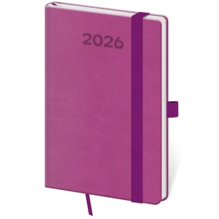 Kapesní diář Print Pop fialový (DPP436-12-26)