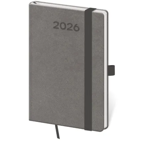 Kapesní diář Print Pop šedý (DPP436-13-26)