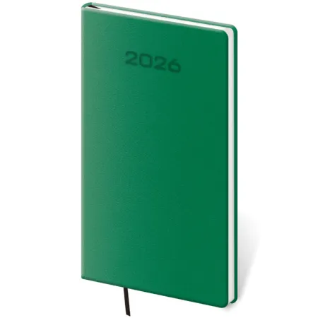Kapesní diář Soft zelený (DSO426-4-26)