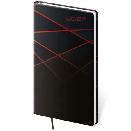 Kapesní diář Vario Black design (DV426-01-26)