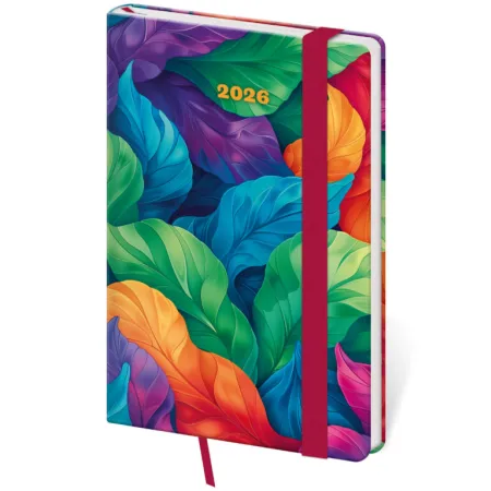 Kapesní diář Vario Tropical s gumičkou (DV436-27-26)