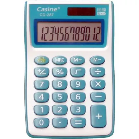 Kapesní kalkulačka Casine CD-287 modrá - tp11420