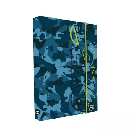Karton P+P Box na sešity A4 Jumbo Camo blue 5-71921