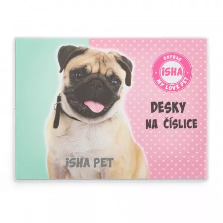 Karton P+P Desky na číslice ISHA - My love Pet