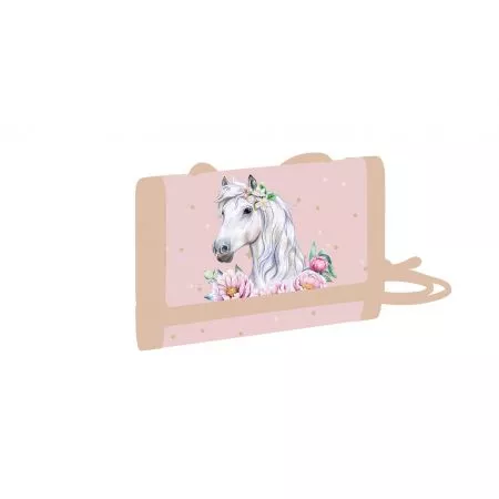 Karton P+P Dětská textilní peněženka kůň romantic 9-57623