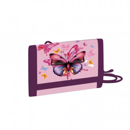 Karton P+P Dětská textilní peněženka Motýl 7-95621