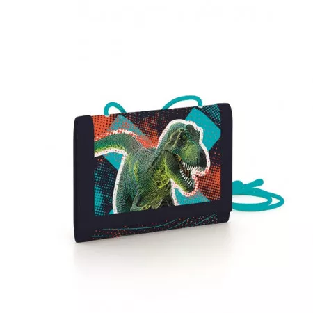 Karton P+P Dětská textilní peněženka Premium Dinosaurus
