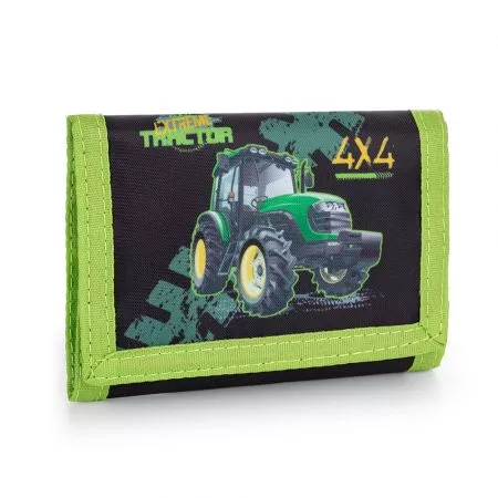 Karton P+P Dětská textilní peněženka traktor 8-30122