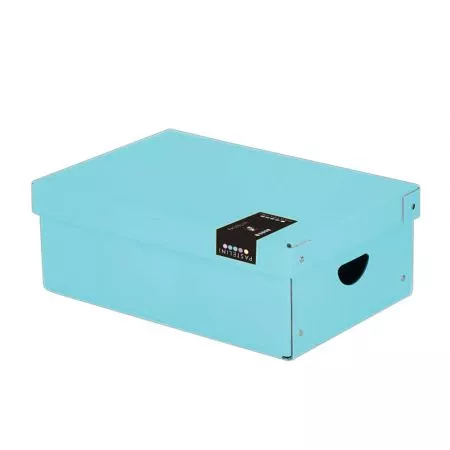 Karton P+P Krabice lamino malá PASTELINI modrá 7-02021
